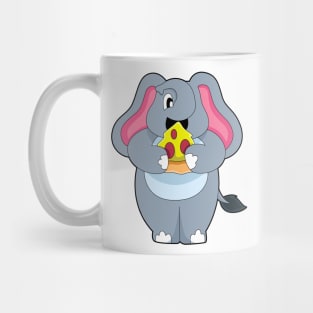 Elephant with Pizza Mug